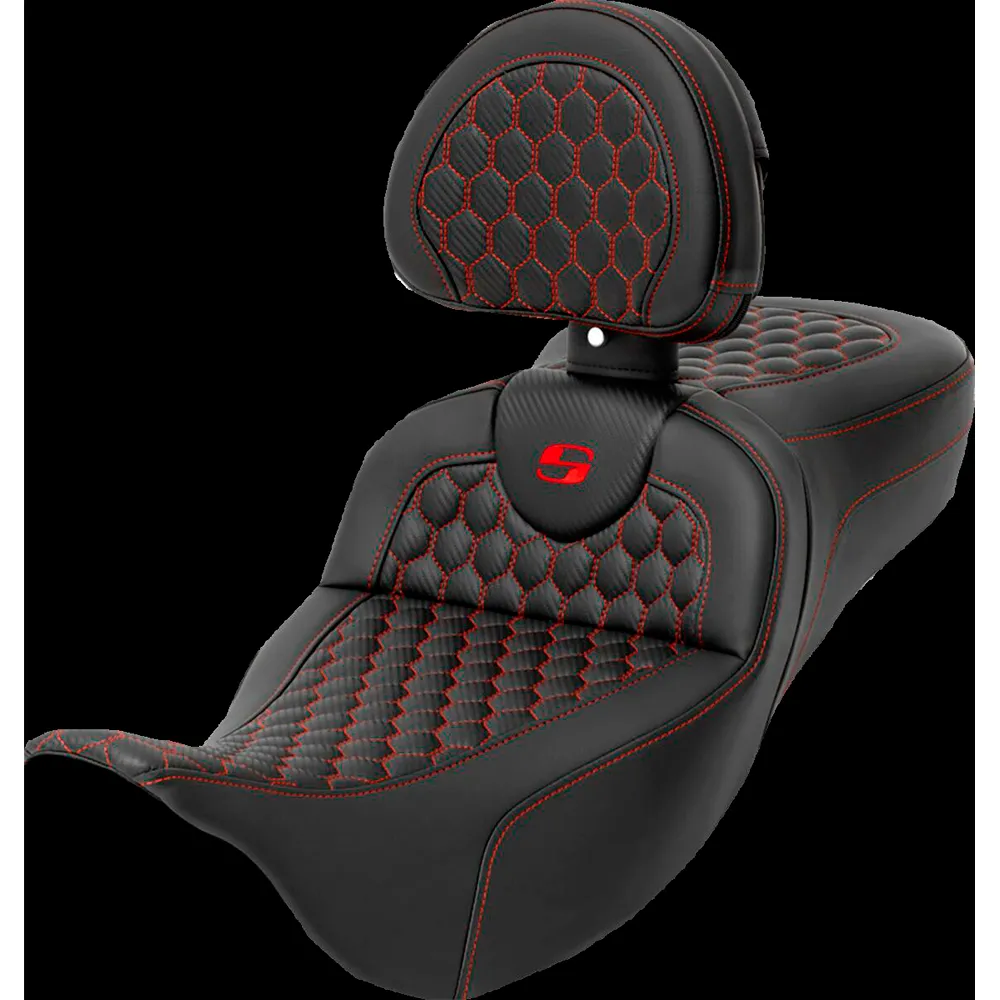Saddlemen Roadsofa™ Harley Davidson FLH 1868 ABS 21/FLHFB 1868 ABS 23/FLHR 1584 08-11 808-07B-190B4 motorcycle seat