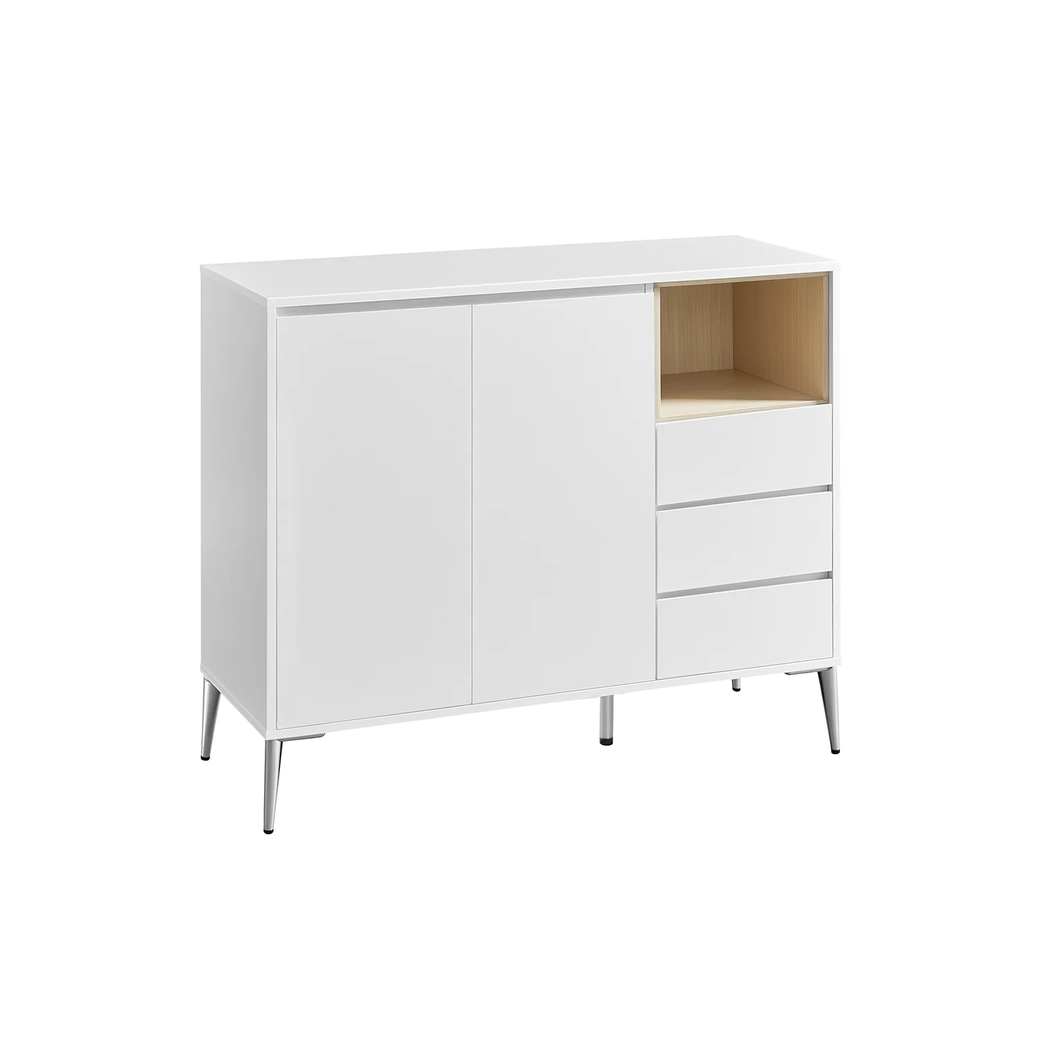 Armoire de rangement avec porte et étagère