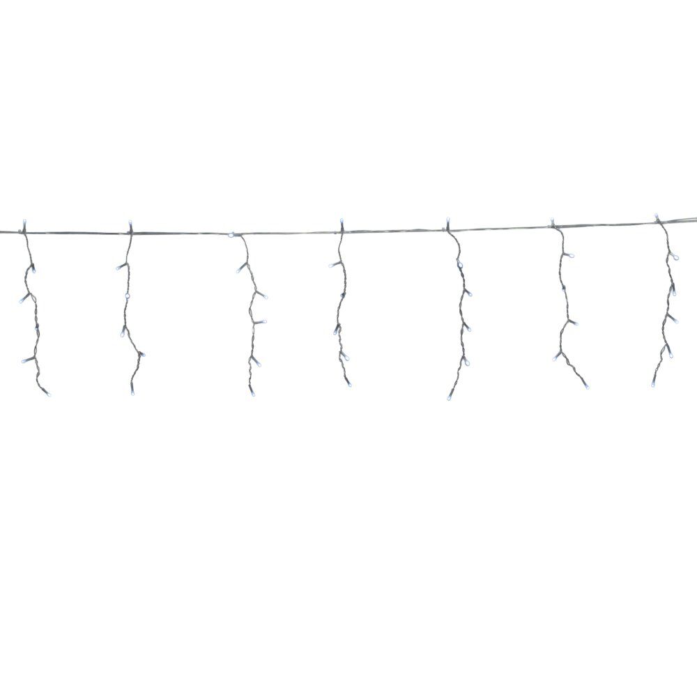 Guirlande de No&euml;l bordure de toit 190LED blanc froid L720cm