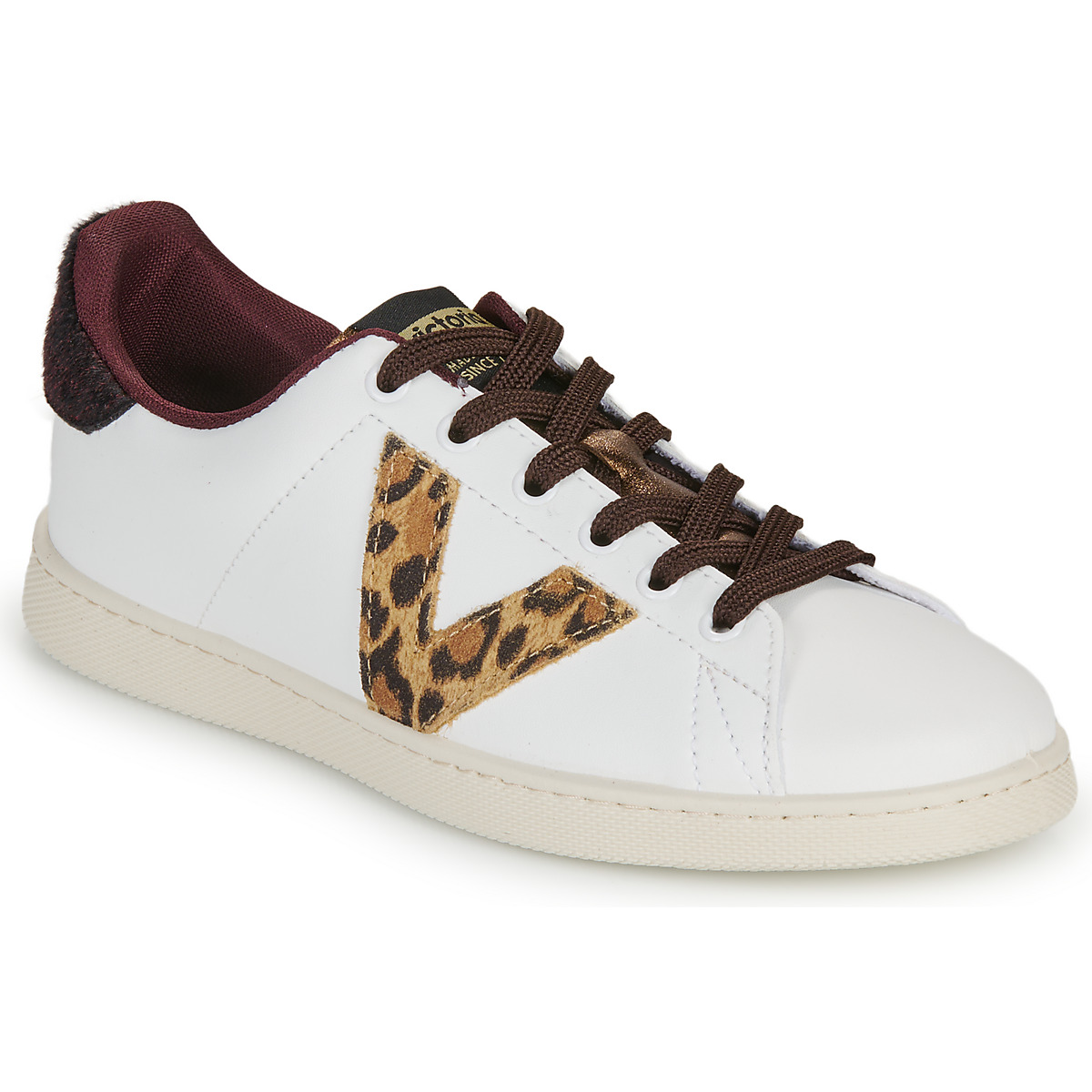 Victoria - TENIS - White / Leopard