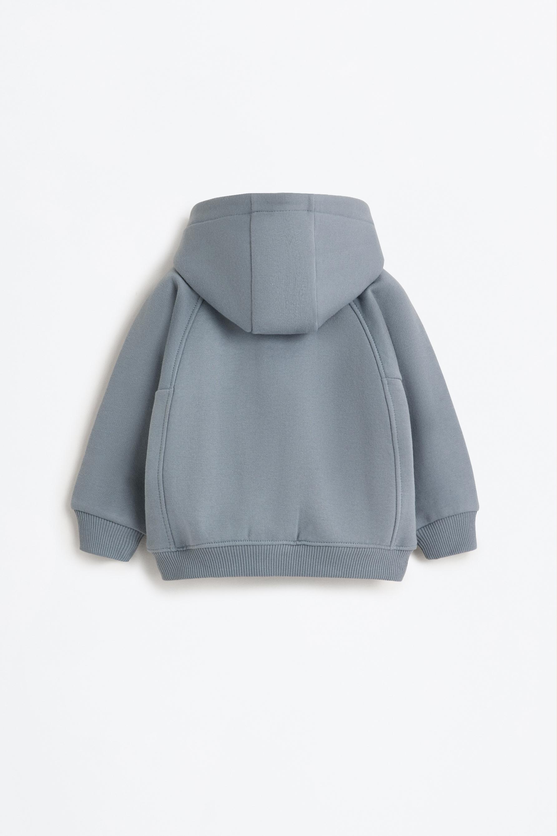 Sudadera cremallera capucha