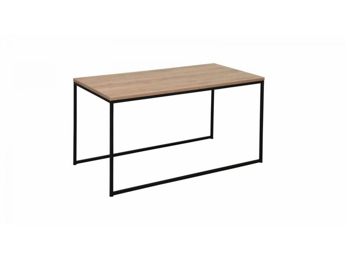 ZARTA - ZARTA - Table basse Noyer et Noir