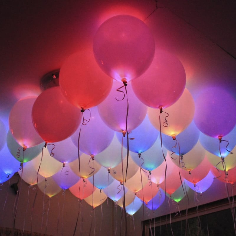 LED lampjes voor ballonnen - set van 10
