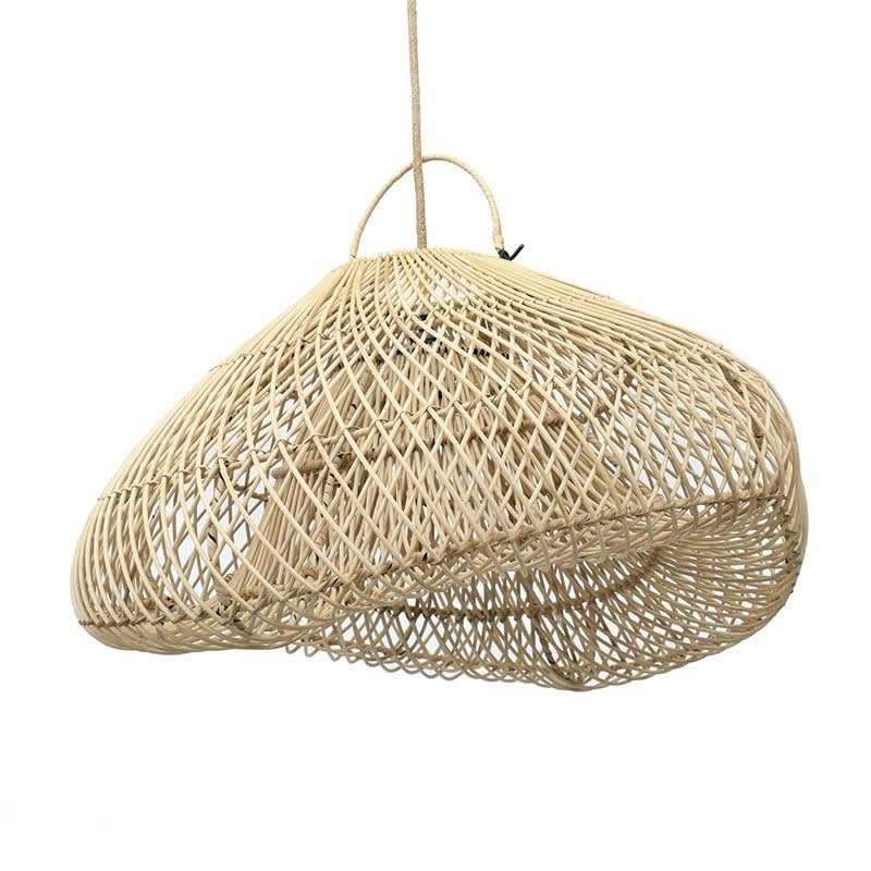 CLOUD - Abat-jour en rotin naturel 60x35