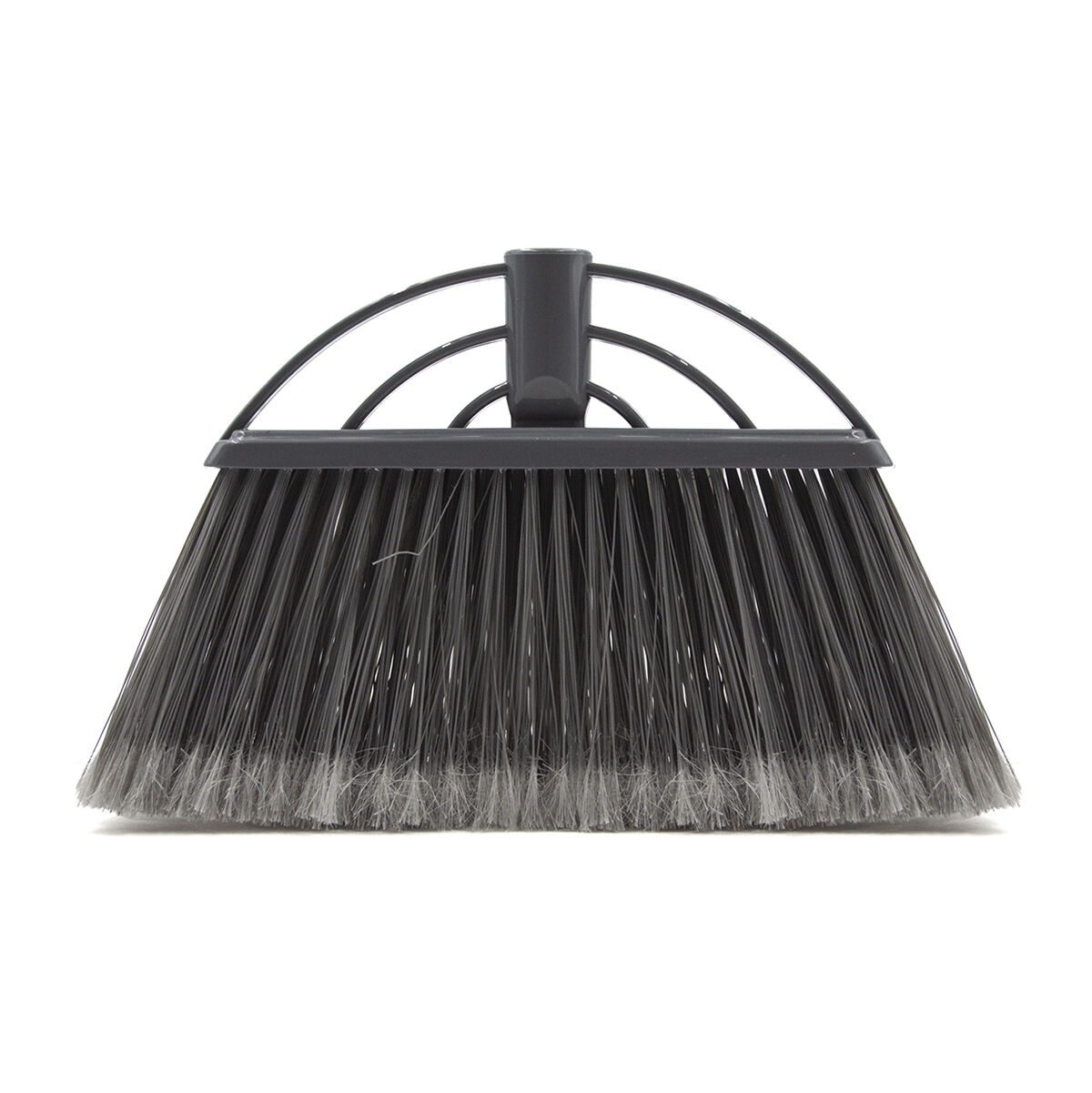 Vassoura despontada cerdas aveludadas cinza