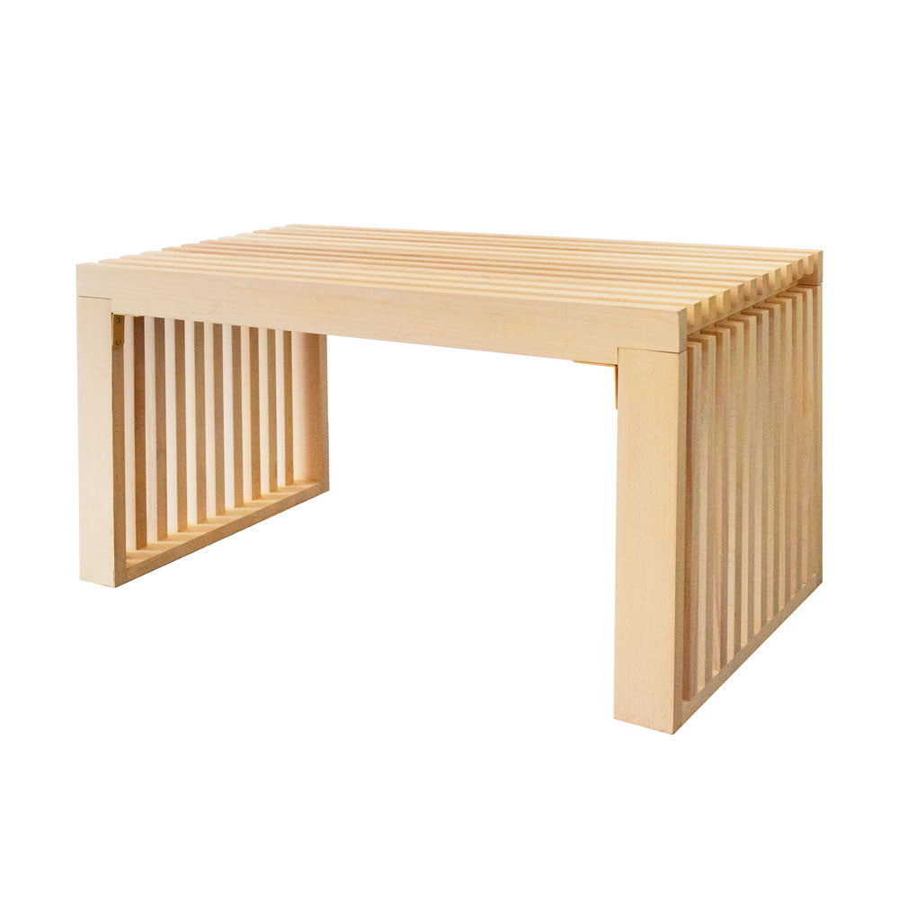 HOME DELUX Houten bank LORA Natuur - 78 cm