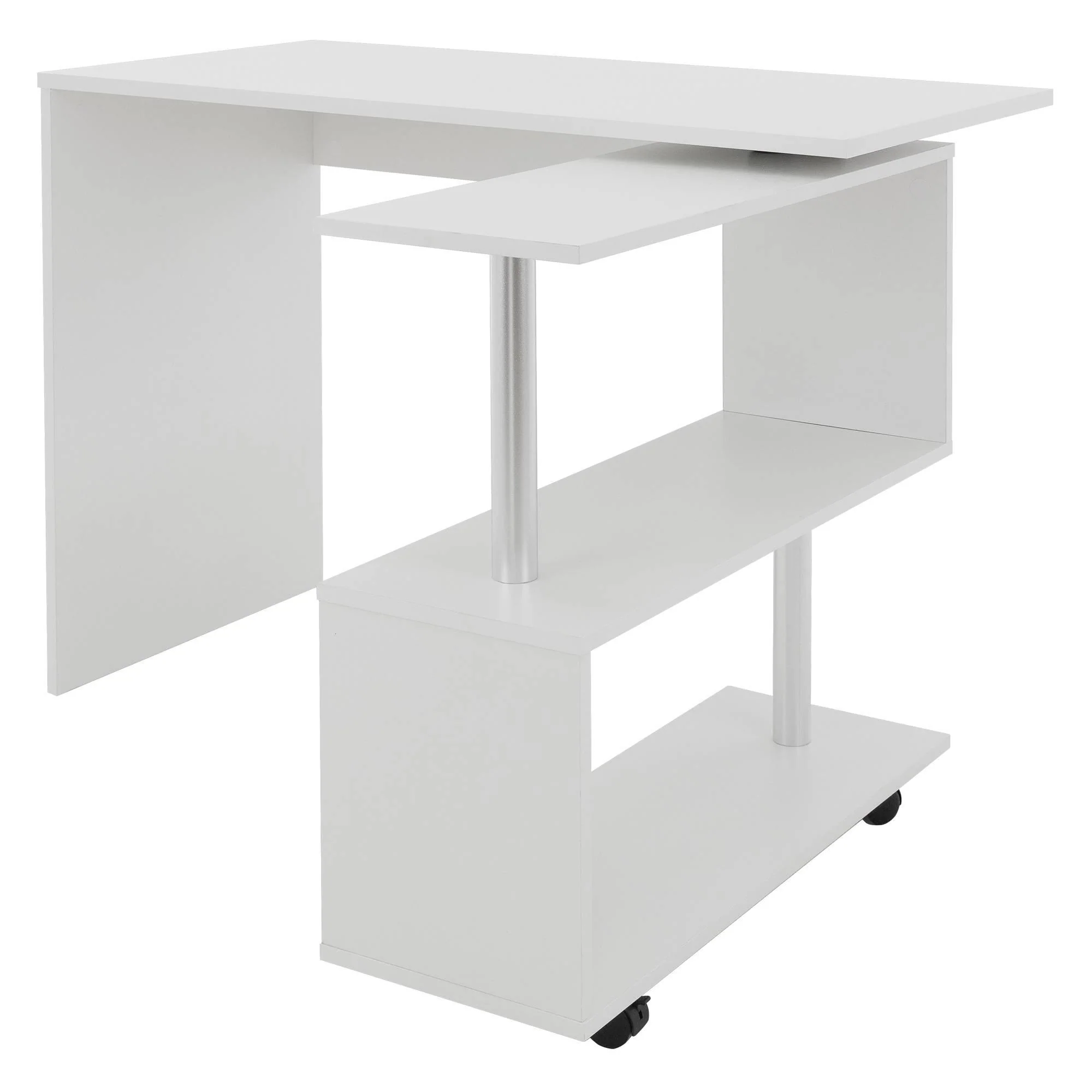 Draaibaar bureau Kyran met kruk