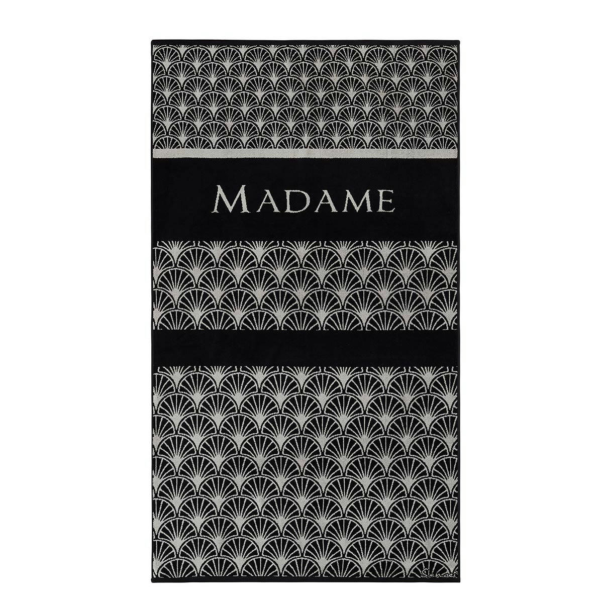 MADAME - Serviette de plage velours 100x180 cm