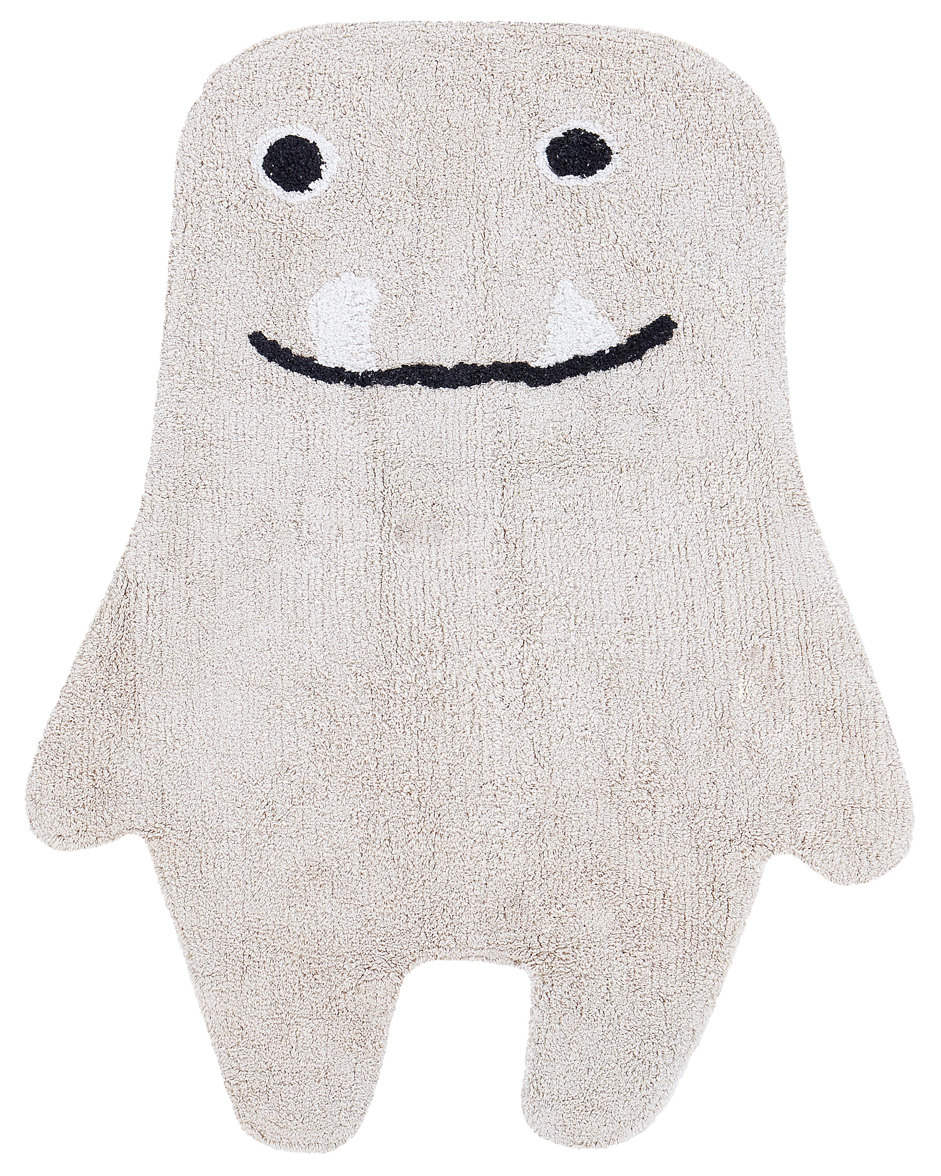 Kids Rug ZODI Light Beige 70 x 100 cm Cotton