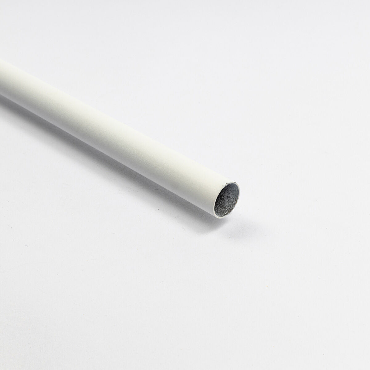 Tubo de ferro forjado branco mate 2m