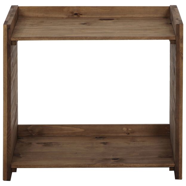 CRATES MESA LATERAL COM PRATELEIRA 70 CM X 35 CM