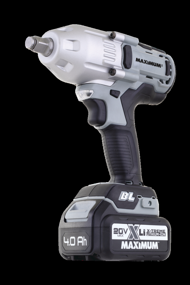 MAXIMUM 20V Max Lithium-Ion Cordless Mid-Torque Impact Wrench with Battery & Charger, 1/2-in