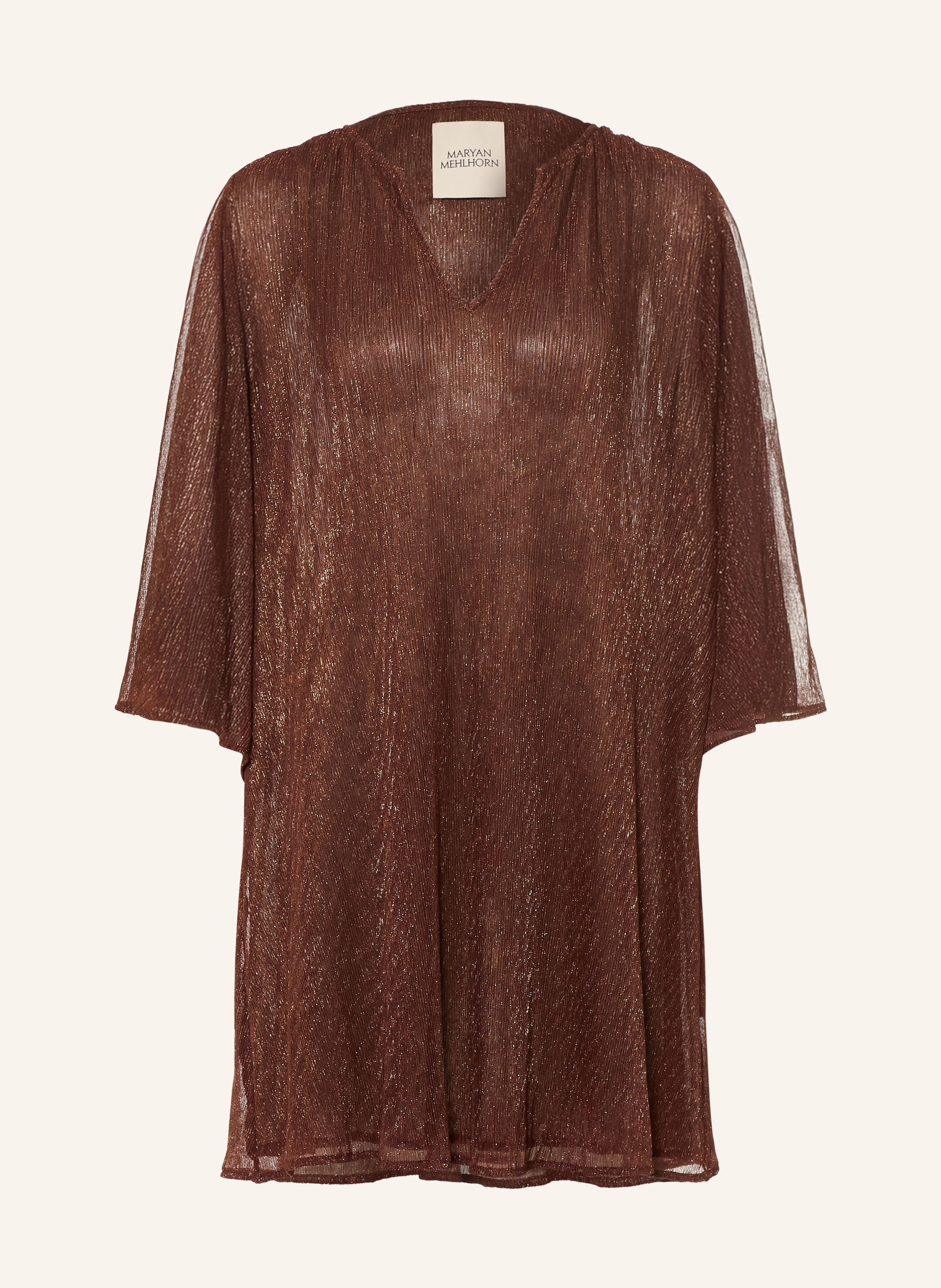 MARYAN MEHLHORN Strandkleid SUNDRENCHED mit Glitzergarn und 3/4-Arm