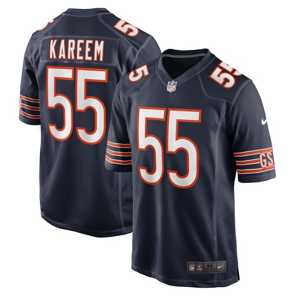 Khalid Kareem Chicago Bears Nike Team Game Jersey -  Navy