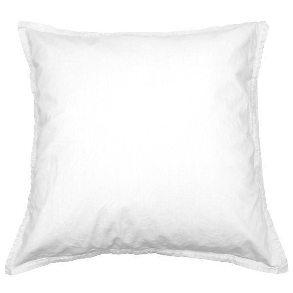 Lot de 2 taies d'oreiller en coton Blanc 65x65 cm STUDIO