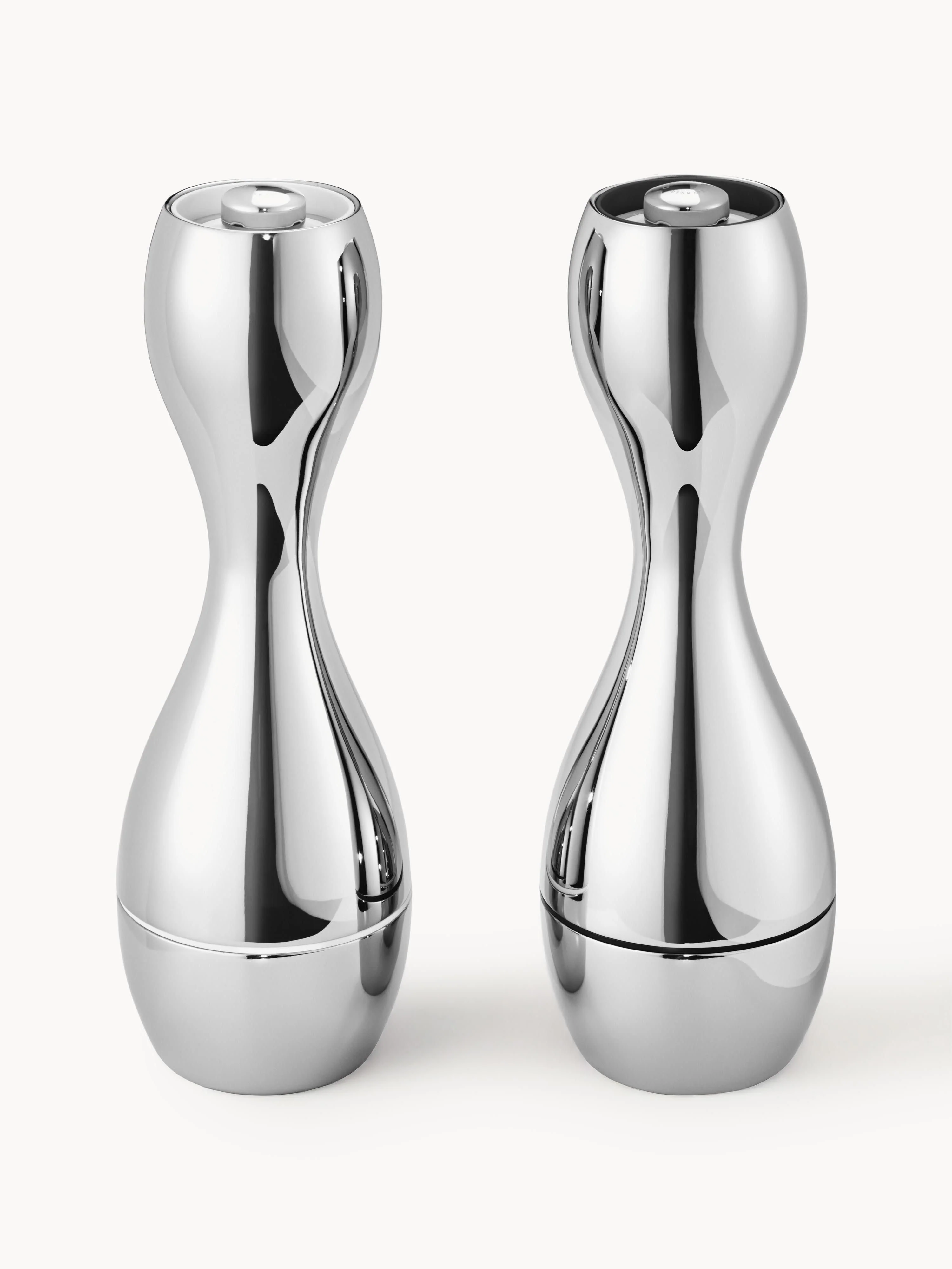 Salz- und Pfeffermühle Cobra aus Edelstahl, 2er-Set