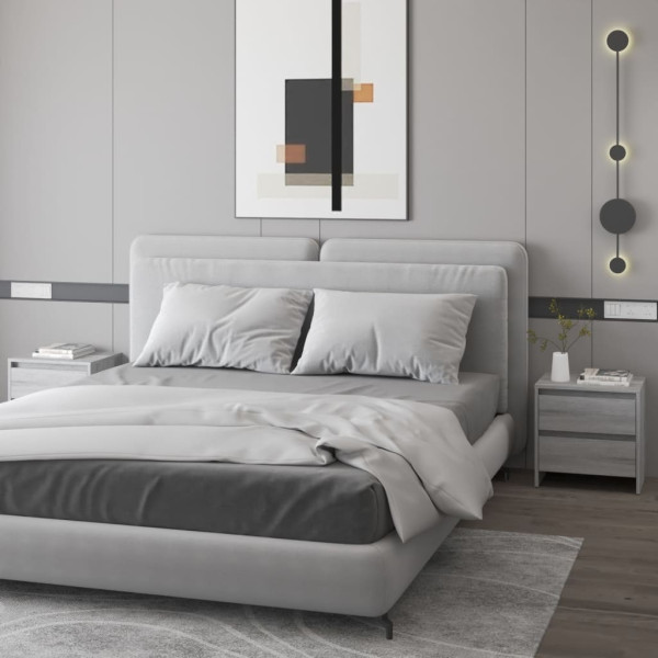 2x Szafka Nocna Komoda Stolik Półka Nocna Do Sypialni 45x34.5x44.5 cm