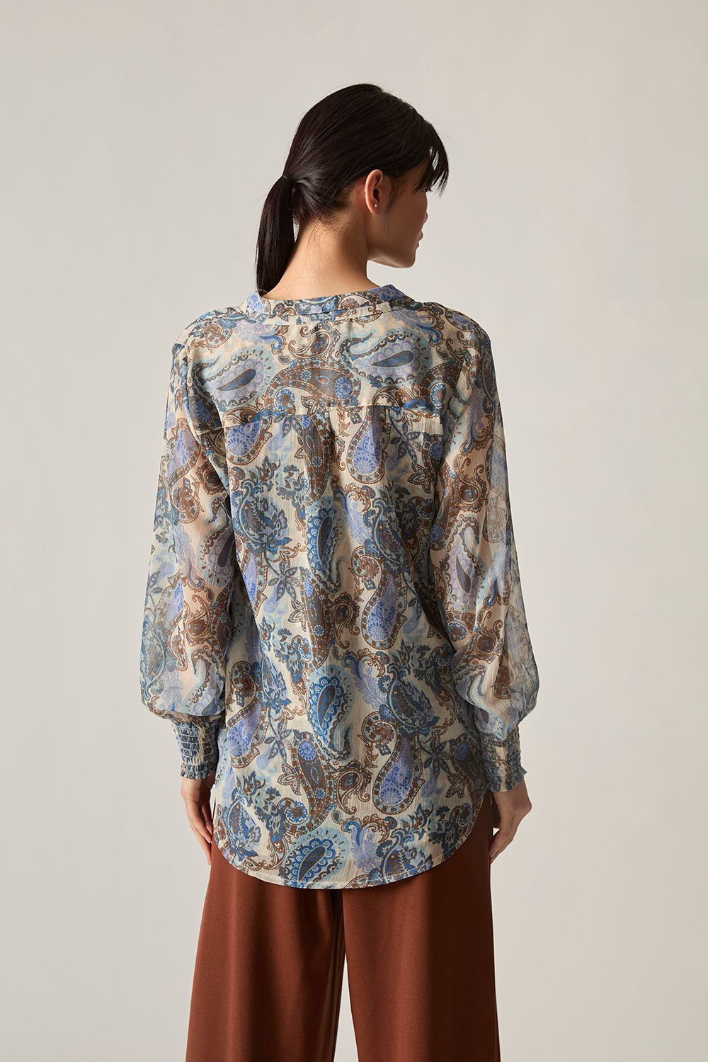 James Lakeland Paisley Print Blouse