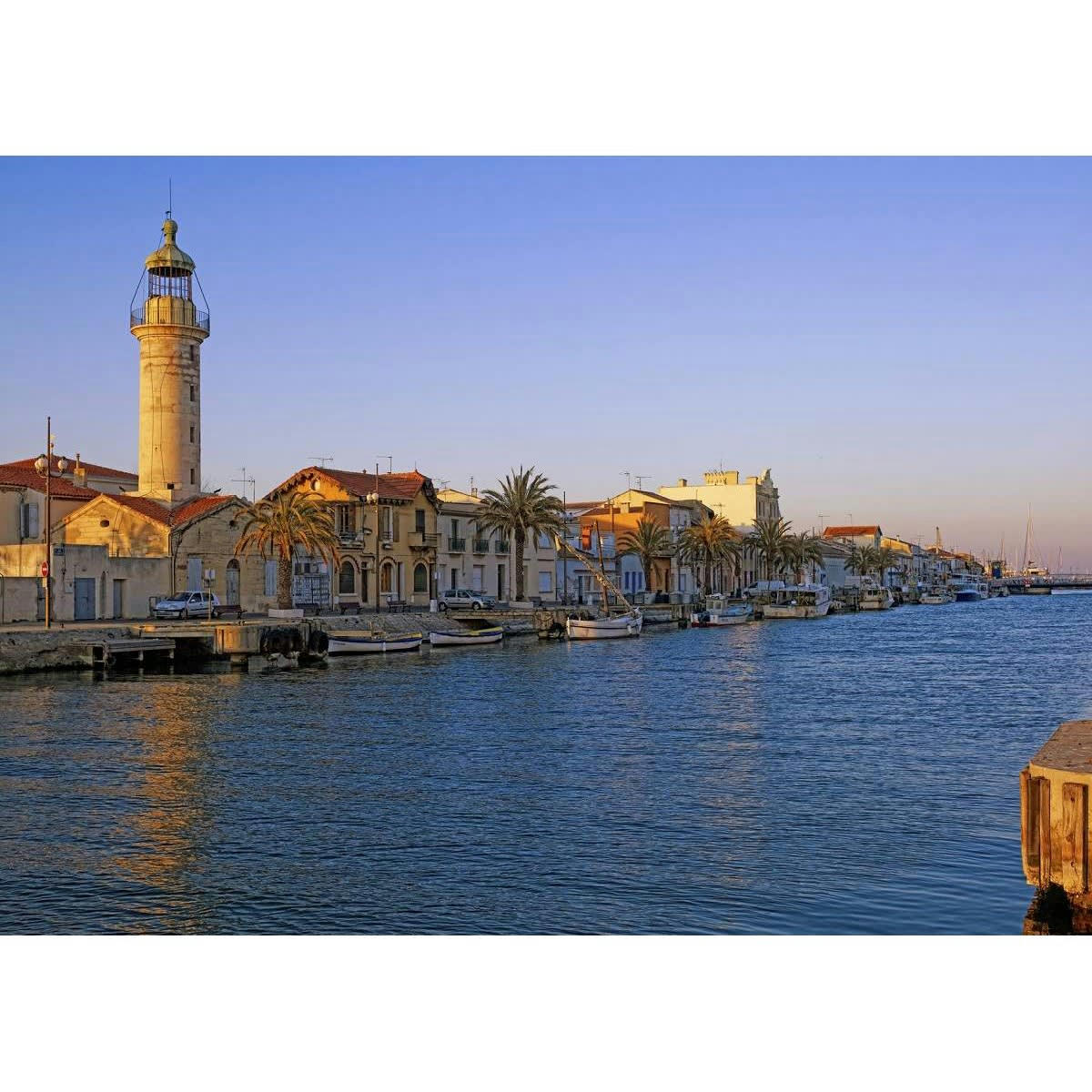 MER - Tableau sur toile Grau du Roi 45x65 cm