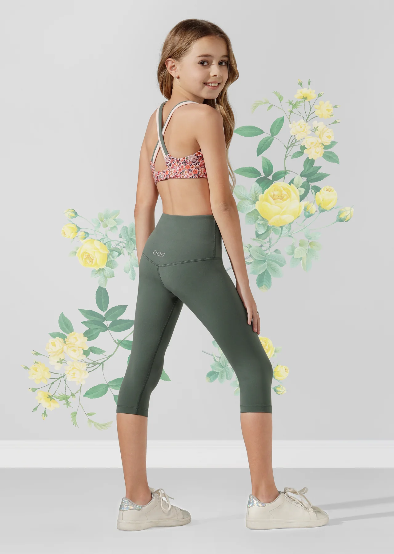 Mini Floral Sports Bra