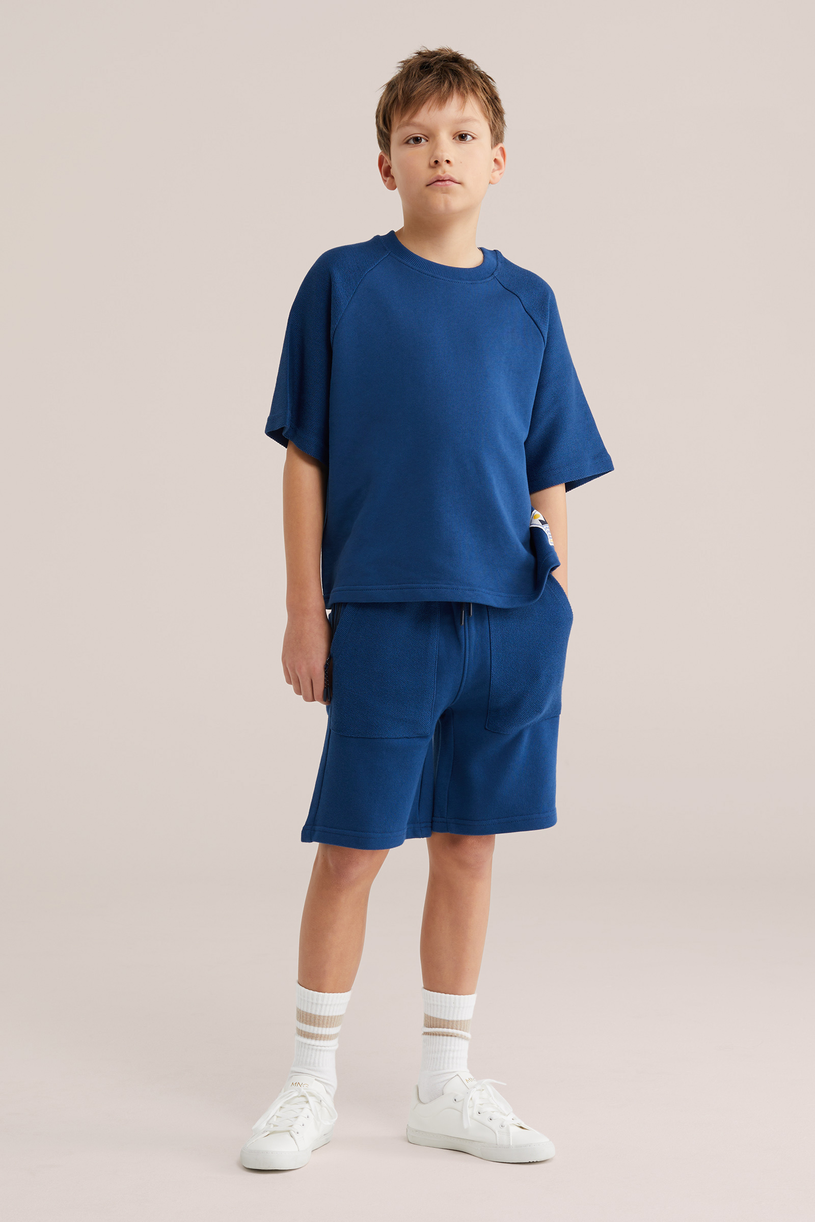 Jongens regular fit sweat short