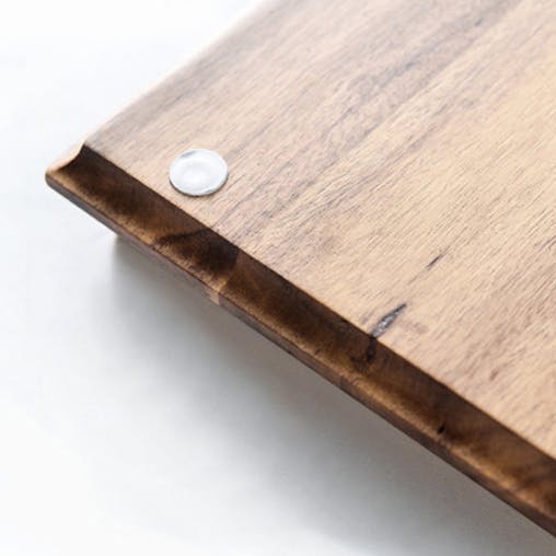 SOGA 2X Brown Rectangle Acacia Wooden Serving Tray Board 30cm