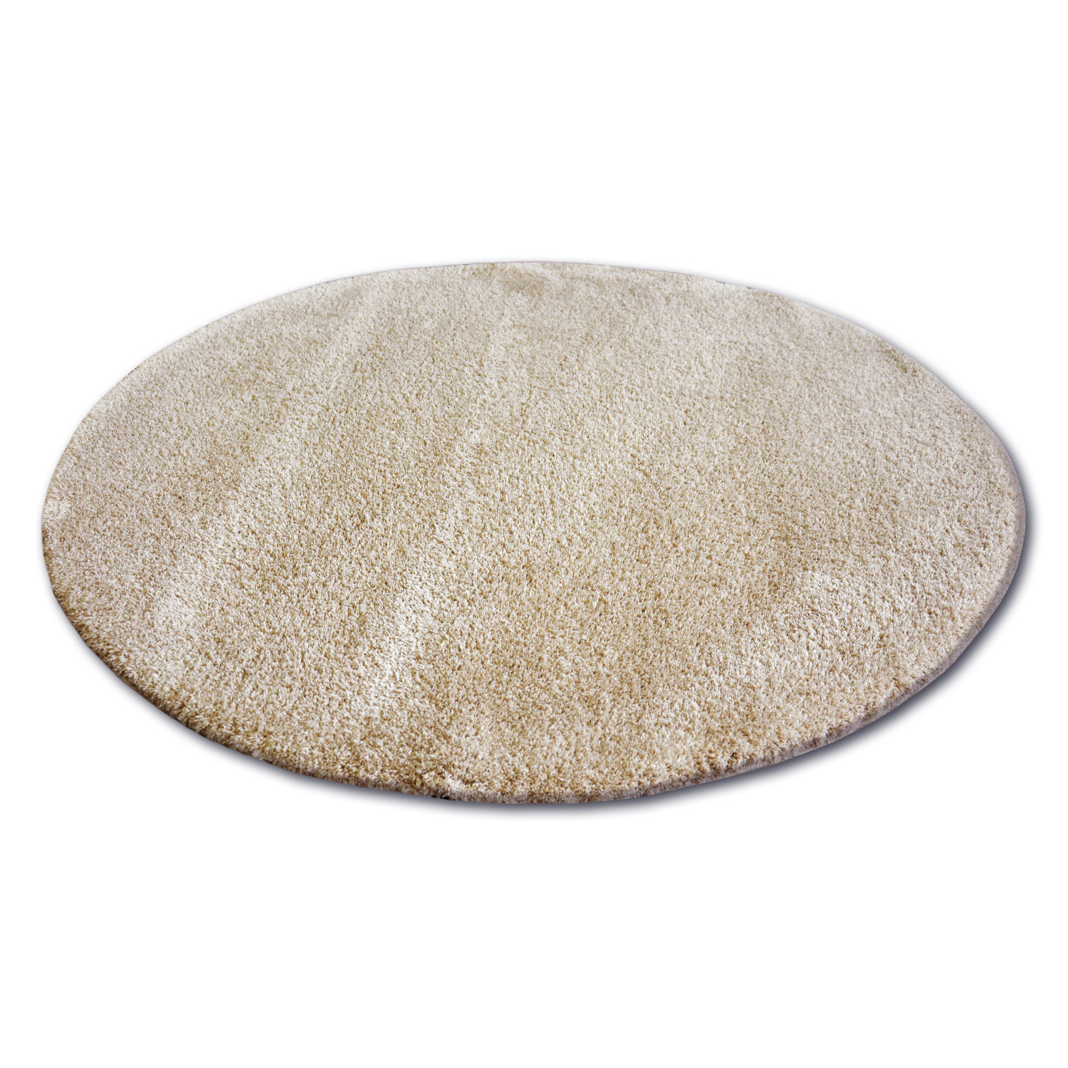 Dywan SHAGGY MICRO karmel koło 120 cm