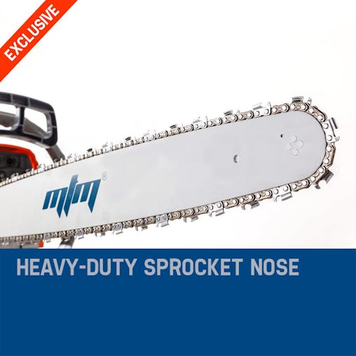 NNEMB Chainsaw Petrol Commercial 20 Bar E-Start Tree Pruning Chain Saw 4.1HP