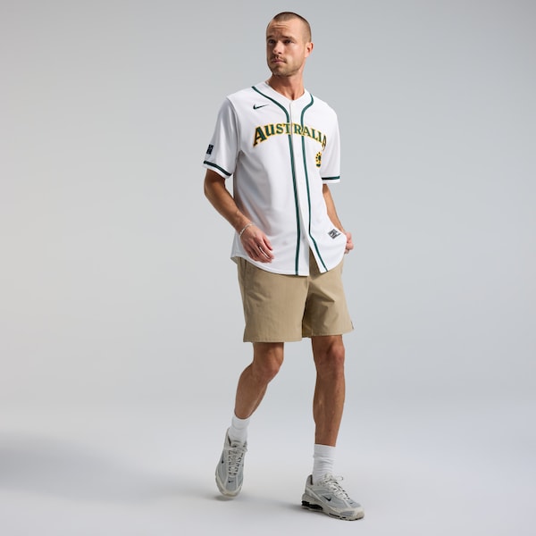 Australia Baseball Nike 2026 World Baseball Classic Home Stadium Jersey - White