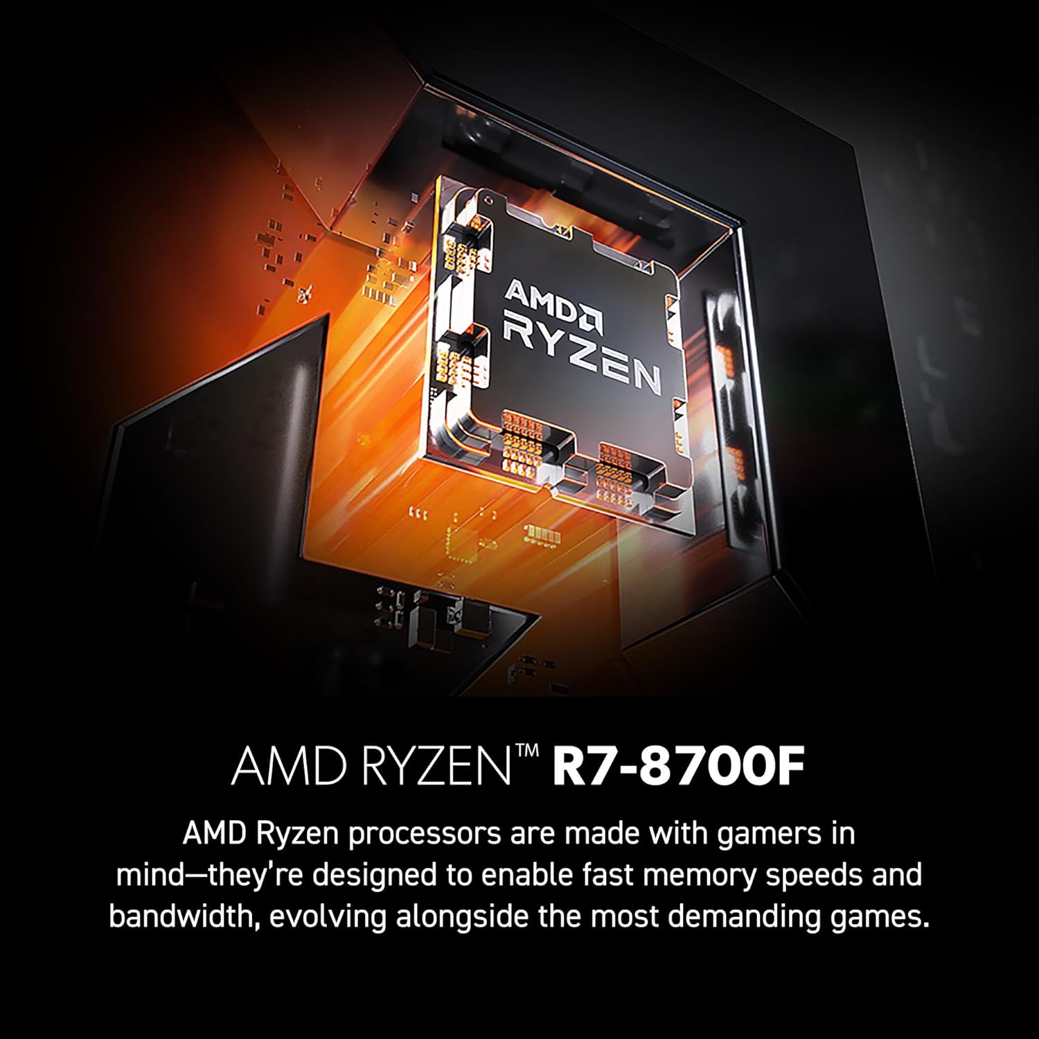 msi Codex Z2 Gaming Desktop: AMD R7-8700F  GeForce RTX 5070  32GB DDR5  2TB m.2 NVMe SSD  USB Type-C  VR-Ready  Windows 11 Home : A8NVP-436US