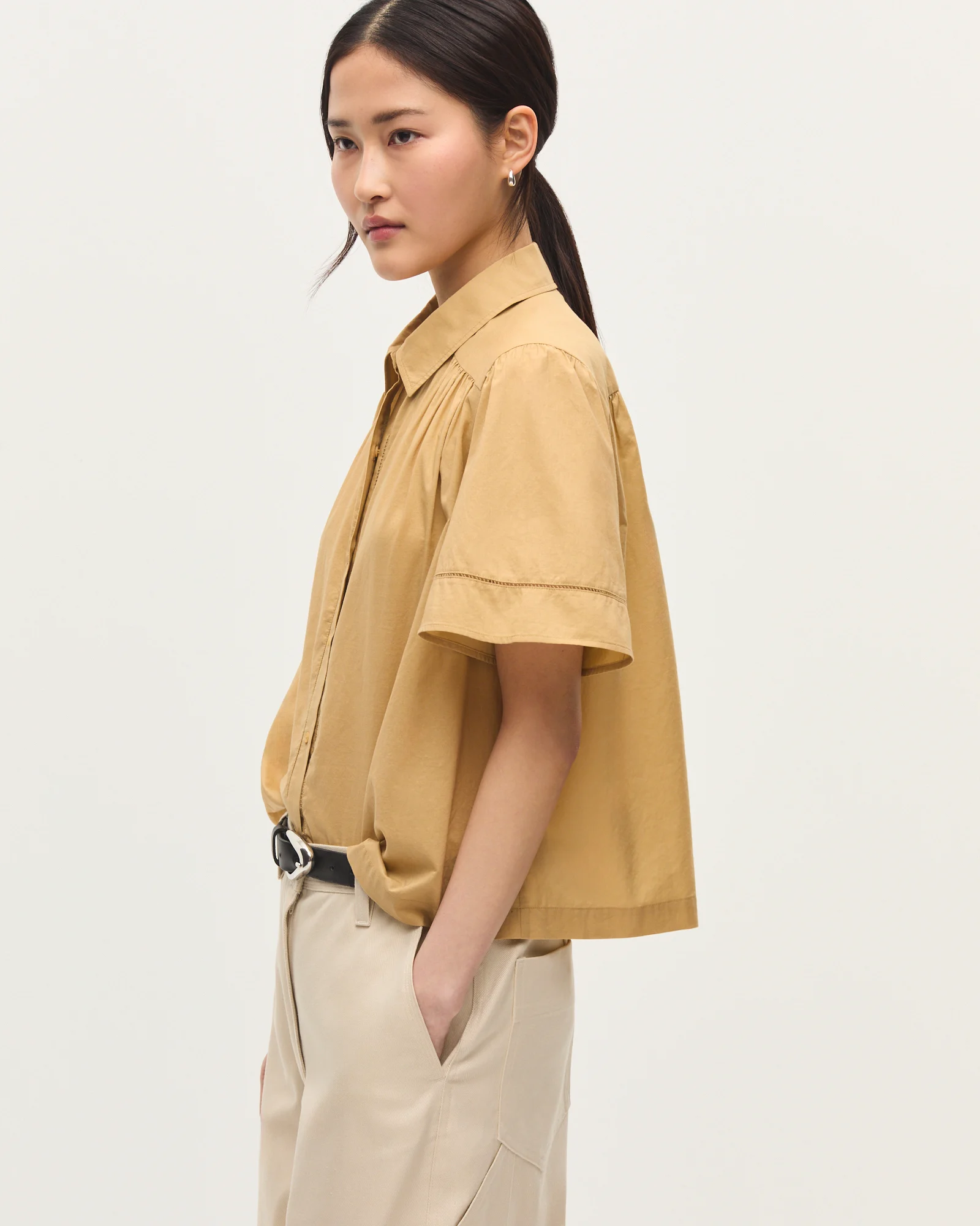 Chemise en voile de coton