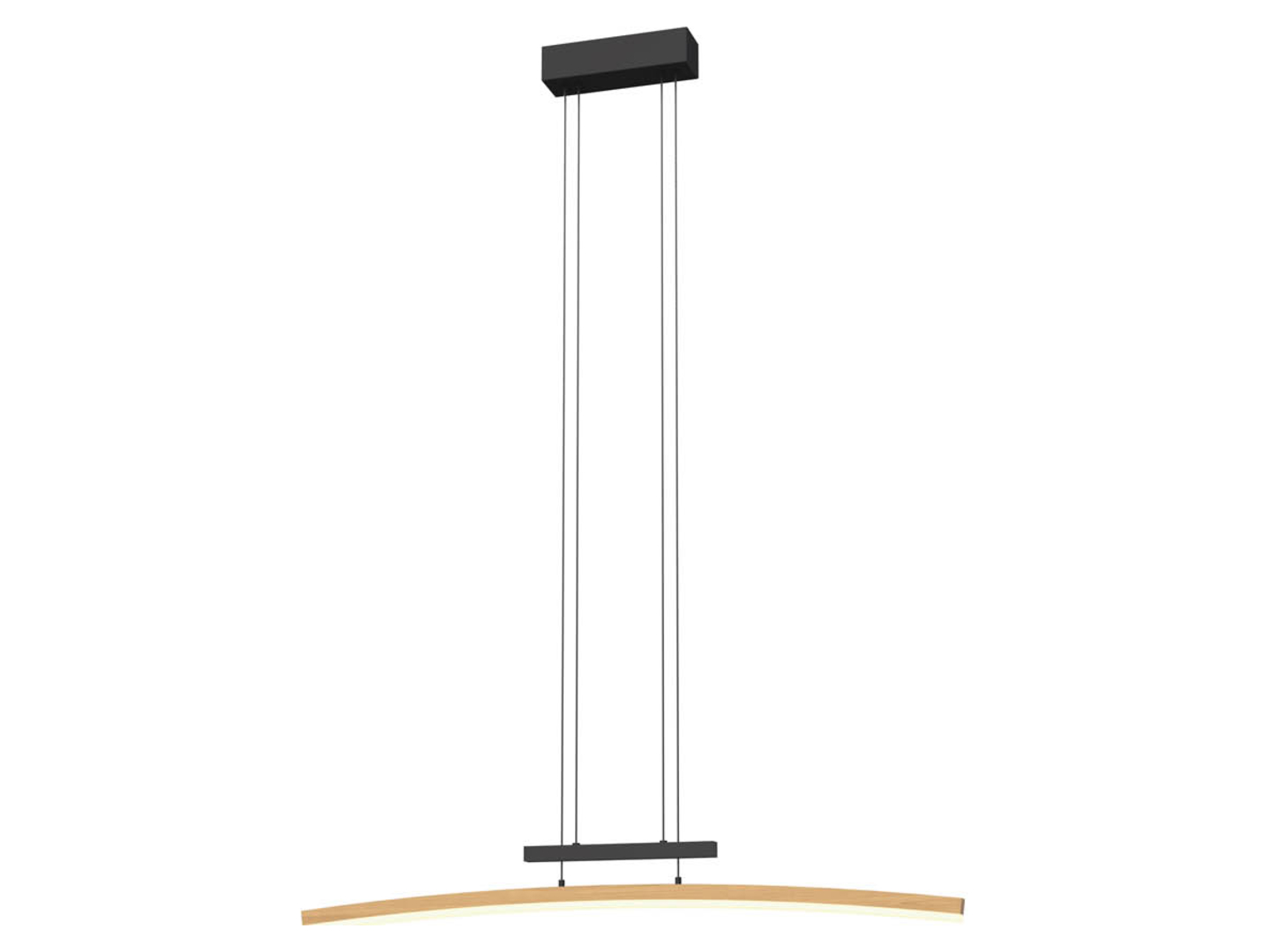 Lampa wiszącaBologna LED ze ściemniaczem czarna