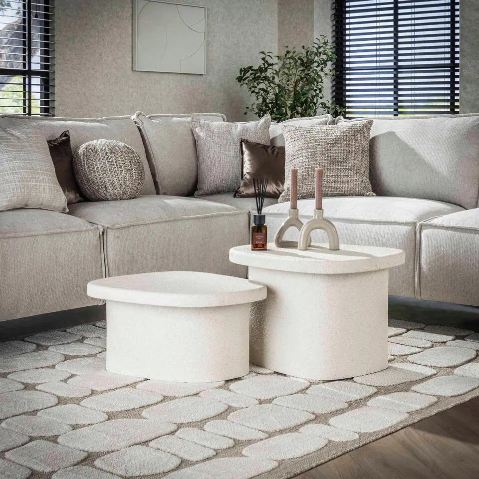 Fraaai - Allan organische salontafels - set van 2 - L