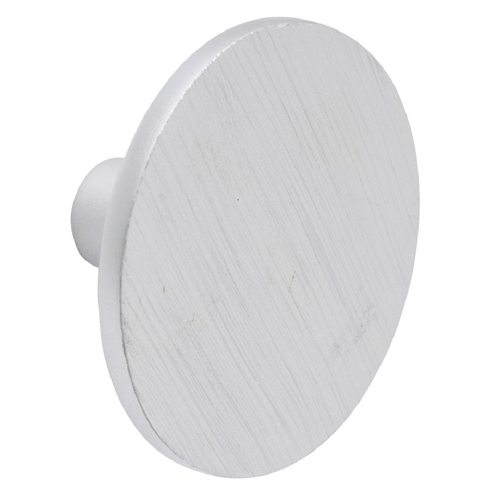 Patère simple 8,5cm gris argenté