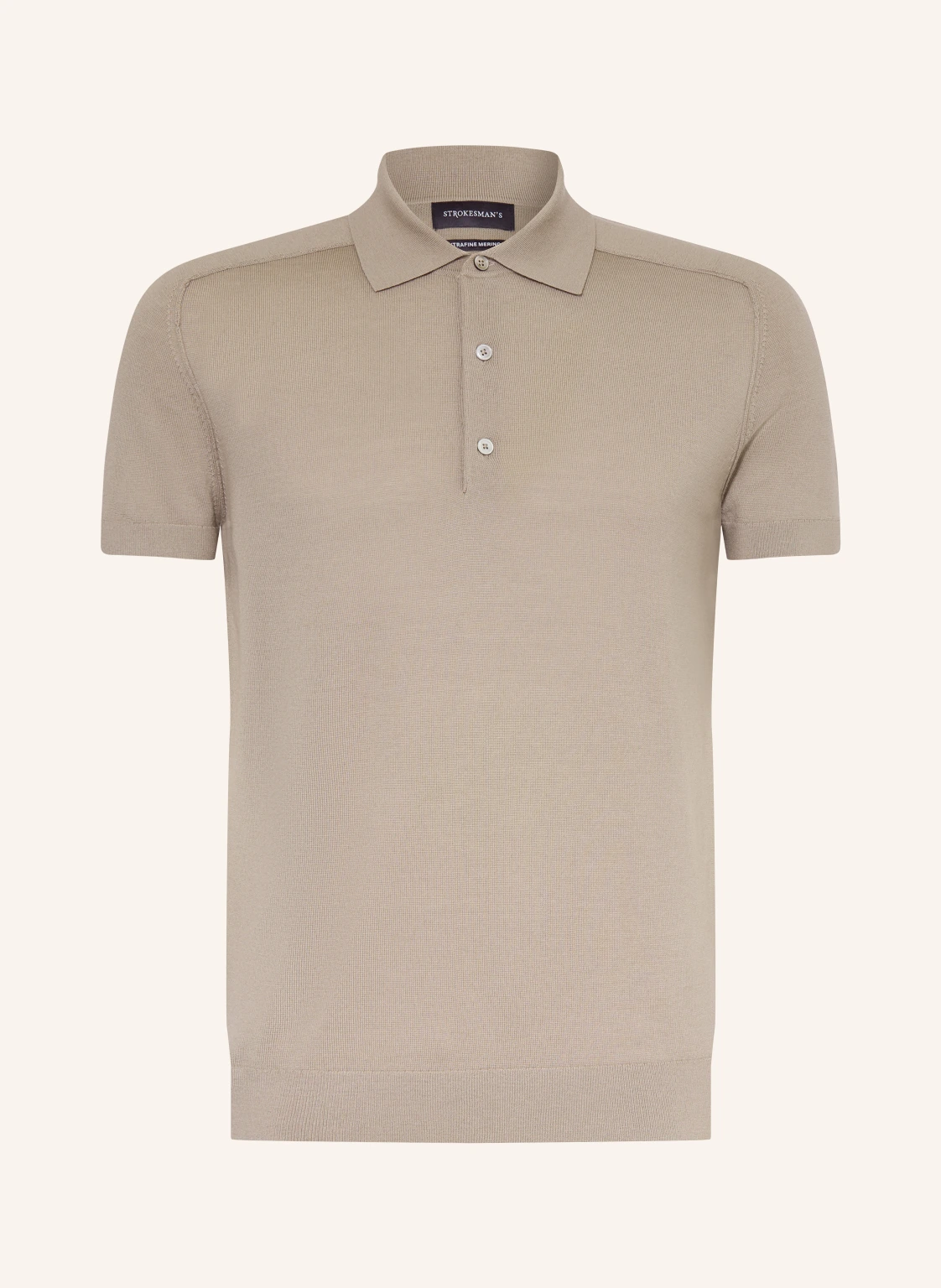 STROKESMAN'S Strick-Poloshirt