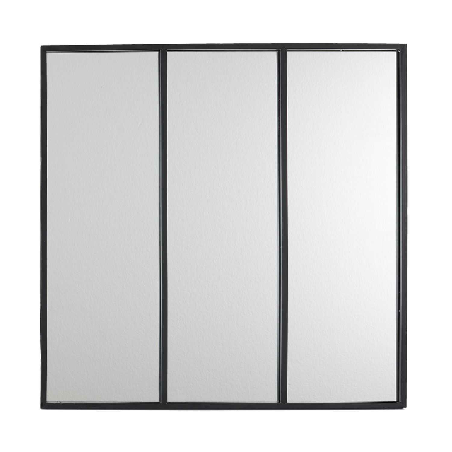 Loftowe lustro ścienne FERRO 61,5x61,5cm