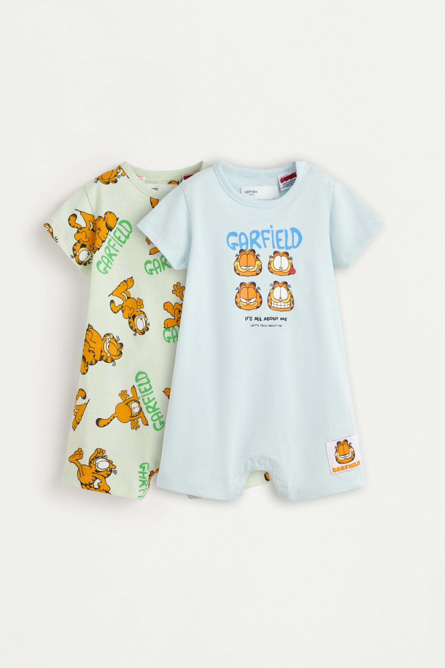 Pack 2 pijamas Garfield ©Nickelodeon cortos enteros