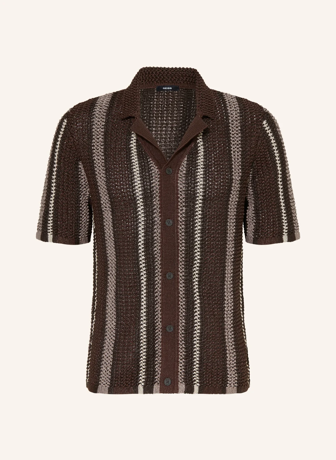 REISS Strickhemd FARIN Slim Fit
