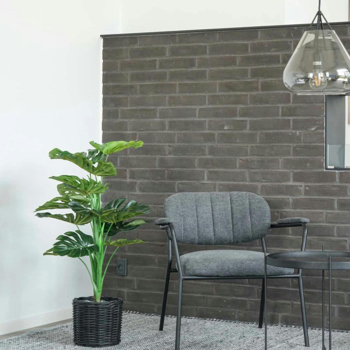 MONSTERA - Plante artificielle H90 cm vert