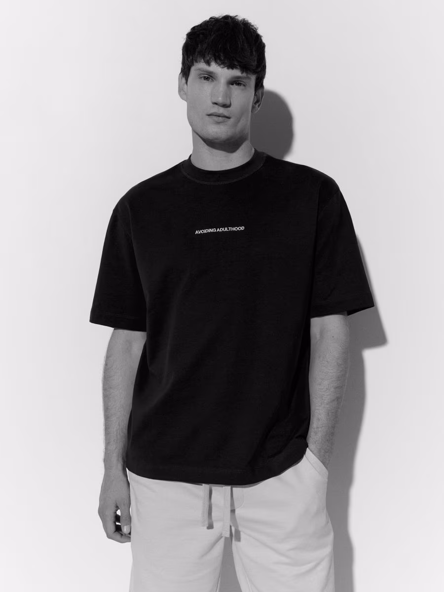 Boxy T-Shirt With Print
