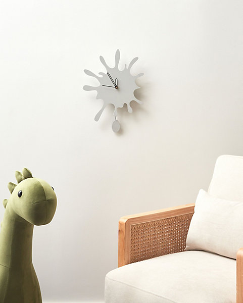 Horloge murale FULLY 27 cm Blanc
