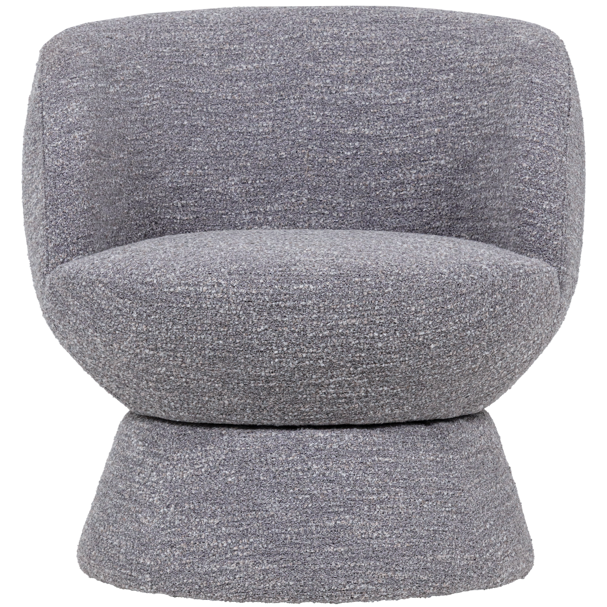 WOOOD draaifauteuil Shuffle - Melange - Grijs - 72x73x71