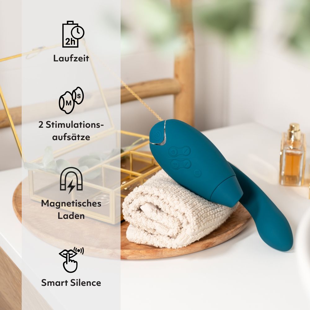 DUO 2 - Der fortgeschrittene Dual-Stimulator für Klitoris und G-Punkt