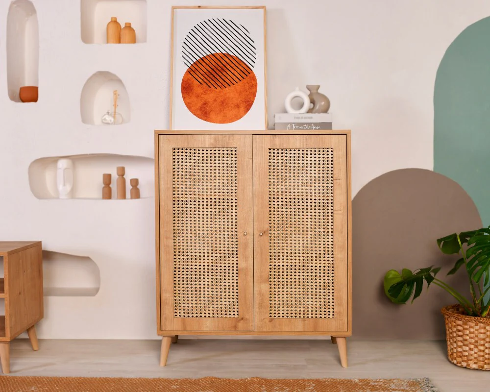 Wandkast Phoenix rotan