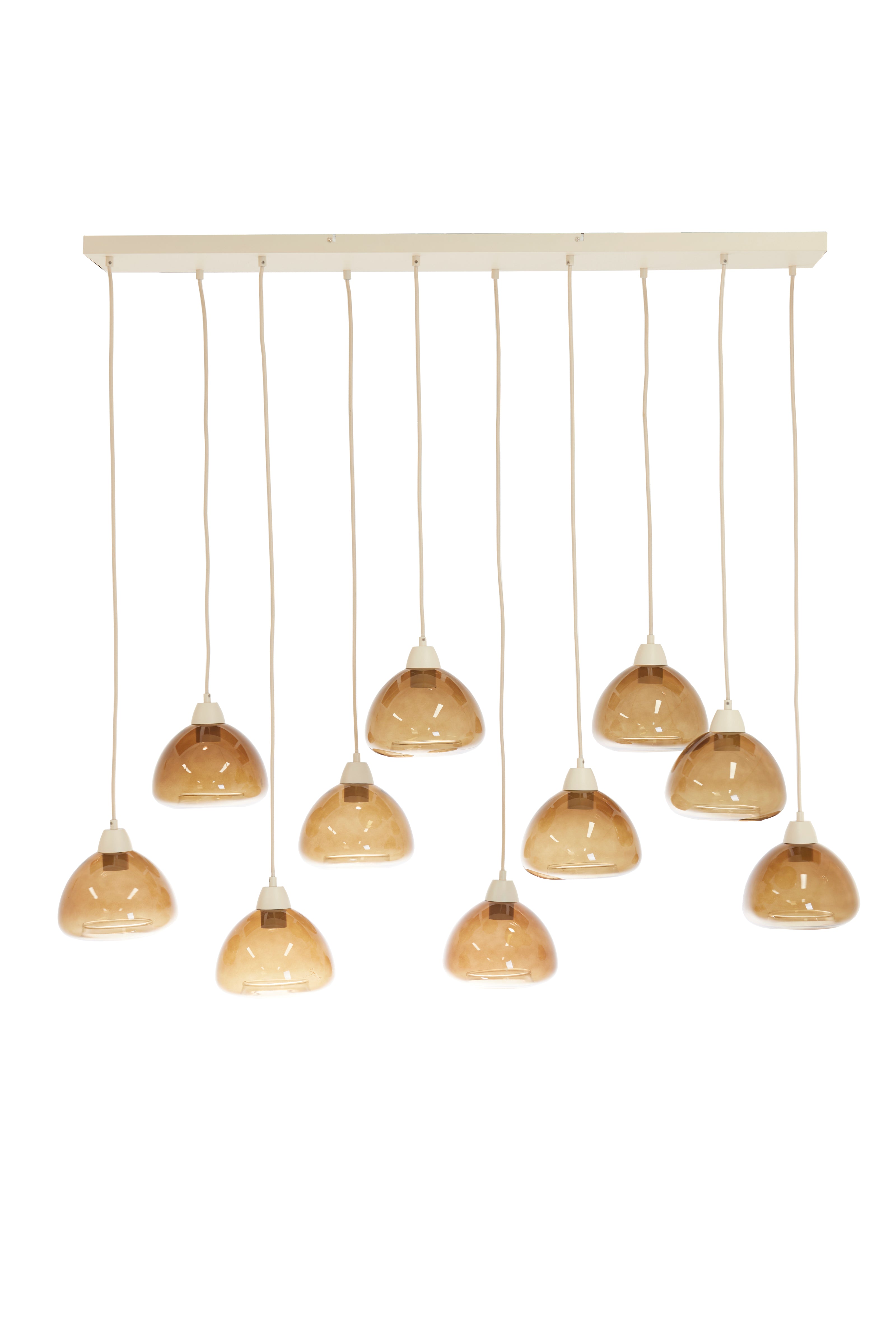 Light & Living hanglamp BISHO - 120x19x14cm - bruin