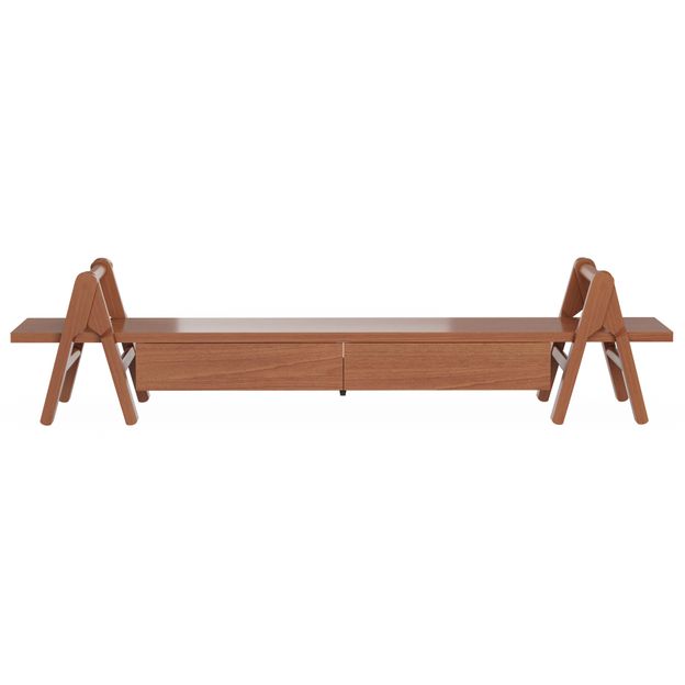 ESTRUTURA DE RACK 2 GAVETAS 2 M X 45 CM REGATA