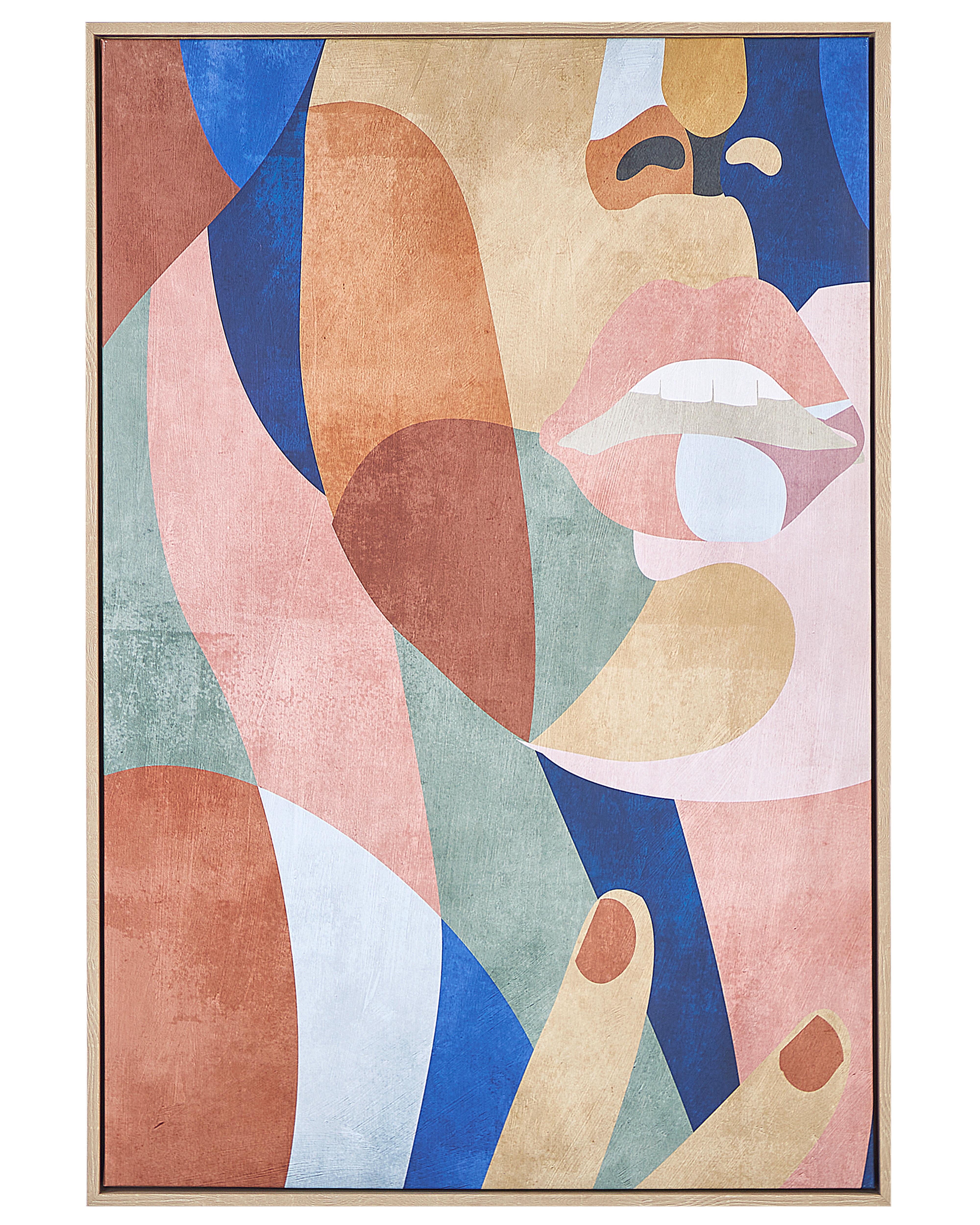 Canvas BITETTO Feminine Motif 63 x 99 cm Multicolour