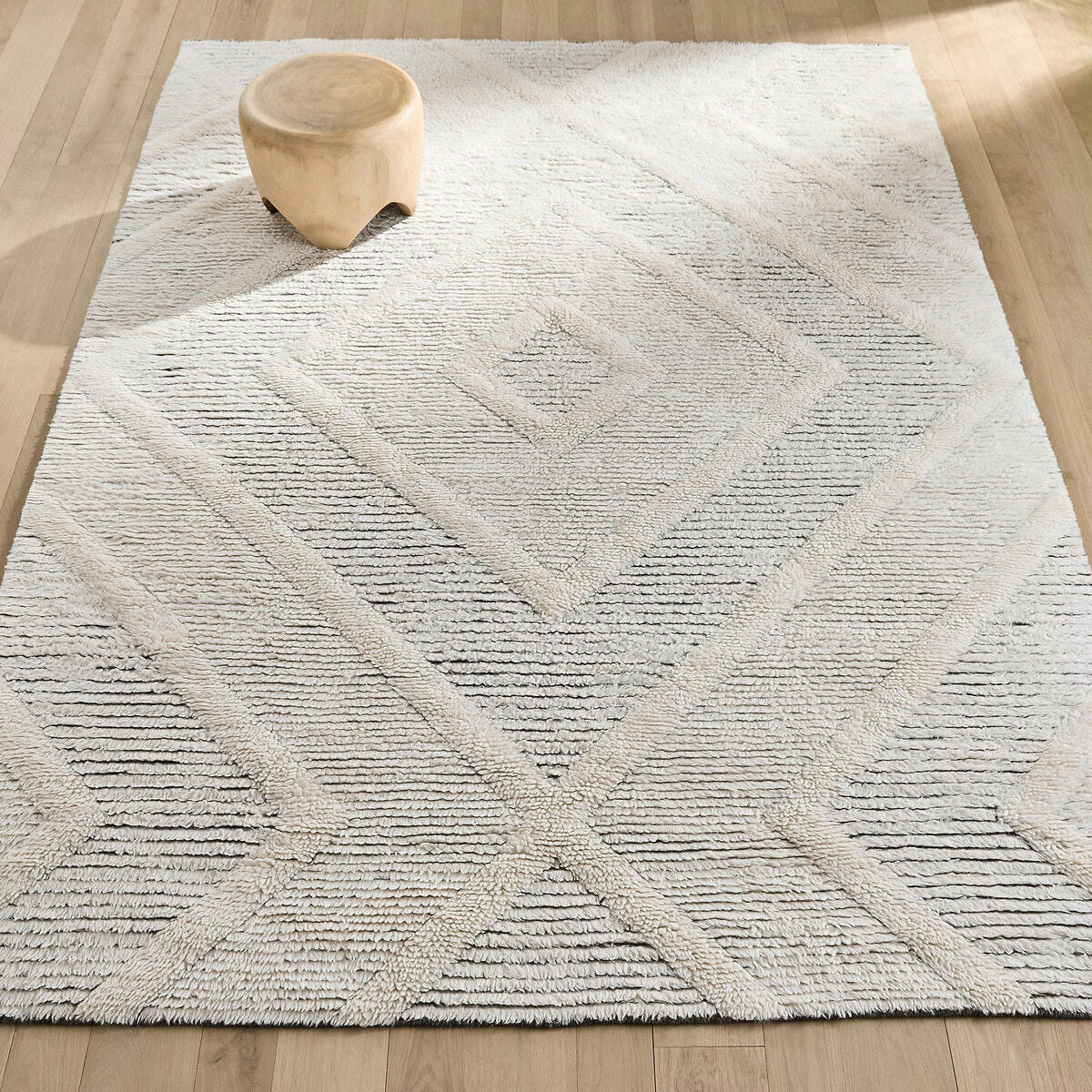Tapis style berbère en laine et coton XL, Nilou
