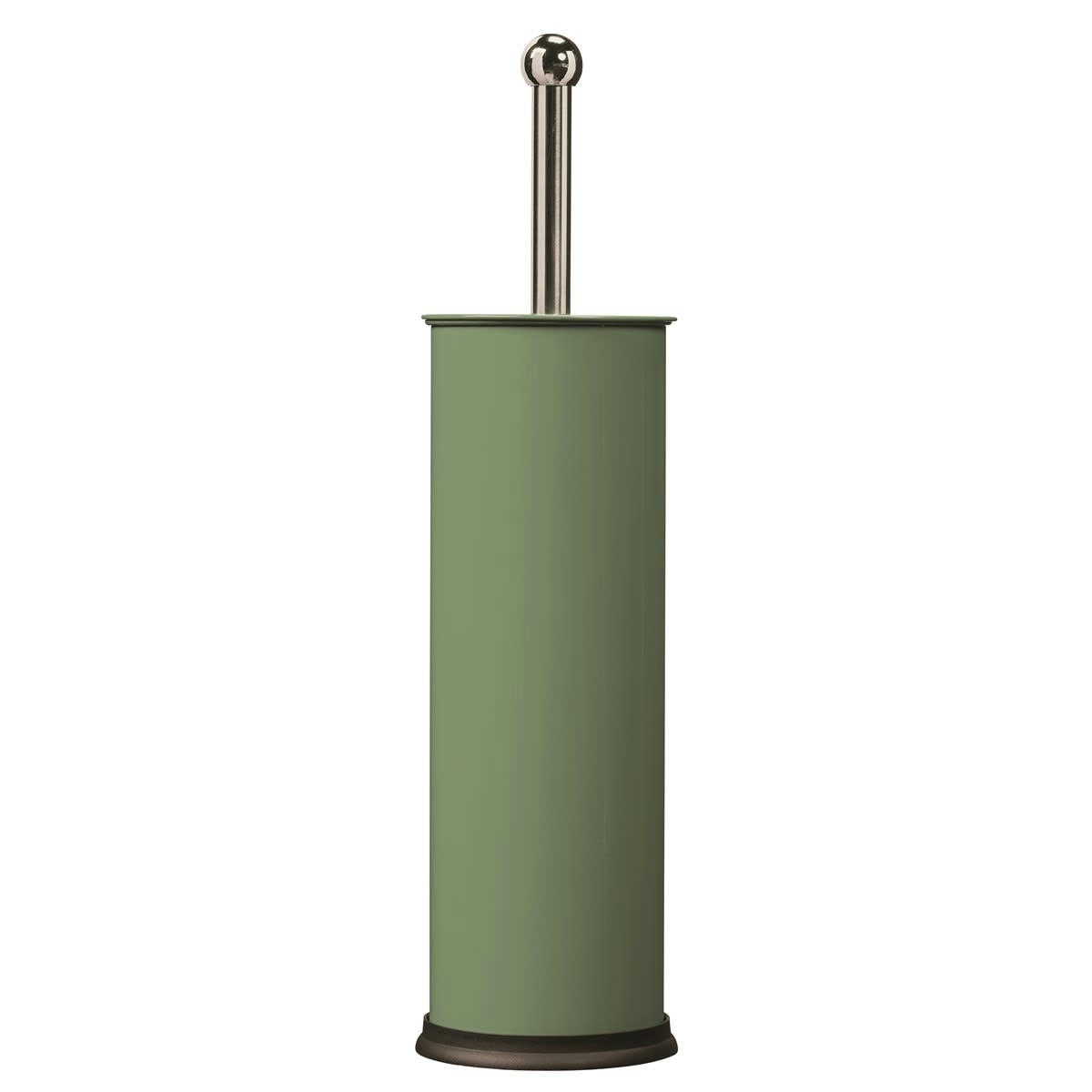 CLEANA - Porte-balayette à poser en Acier inoxydable Vert pistache