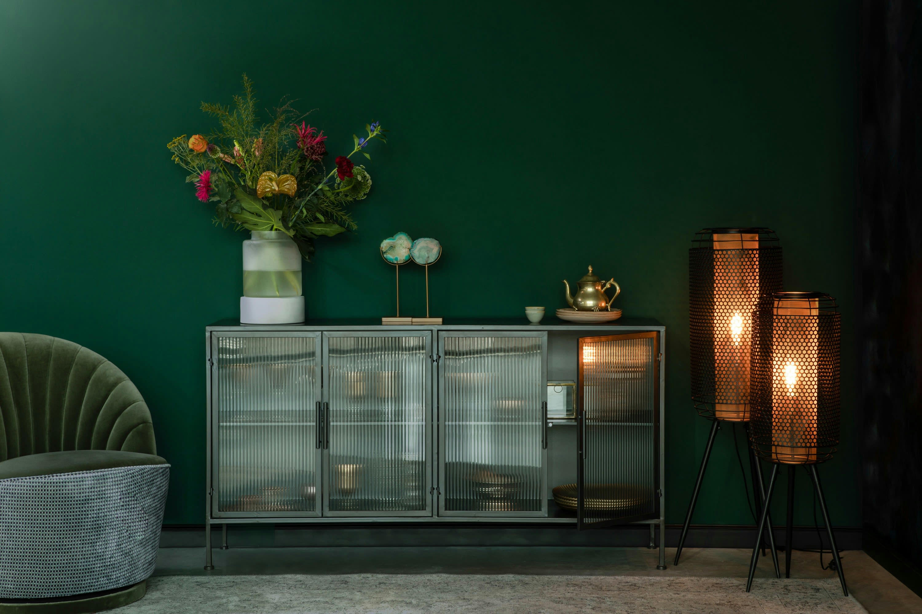 BOLI - Buffet en métal noir